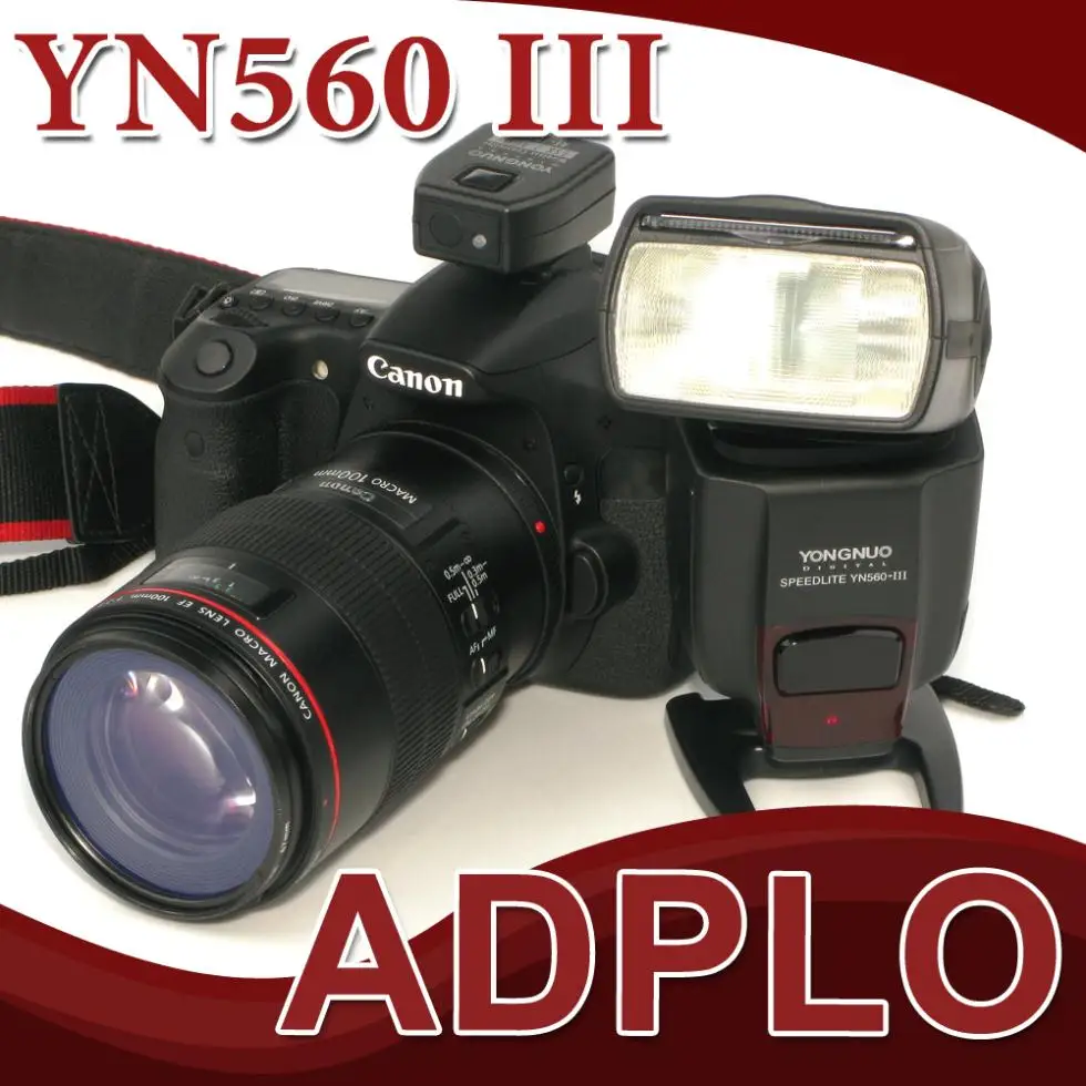 Yongnuo YN-560III Flash Speedlite LCD Screen Suit For Nikon /Canon /Pentax /Olympus/Canon 5D Mark II 7D
