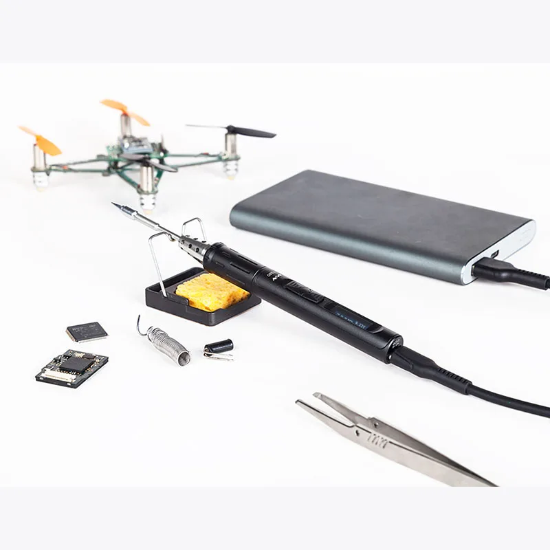 Intelligent Soldering Iron TS80 Thermostat Mini Electric Solder Iron Digital Electric Soldering Iron Set Welding Tool