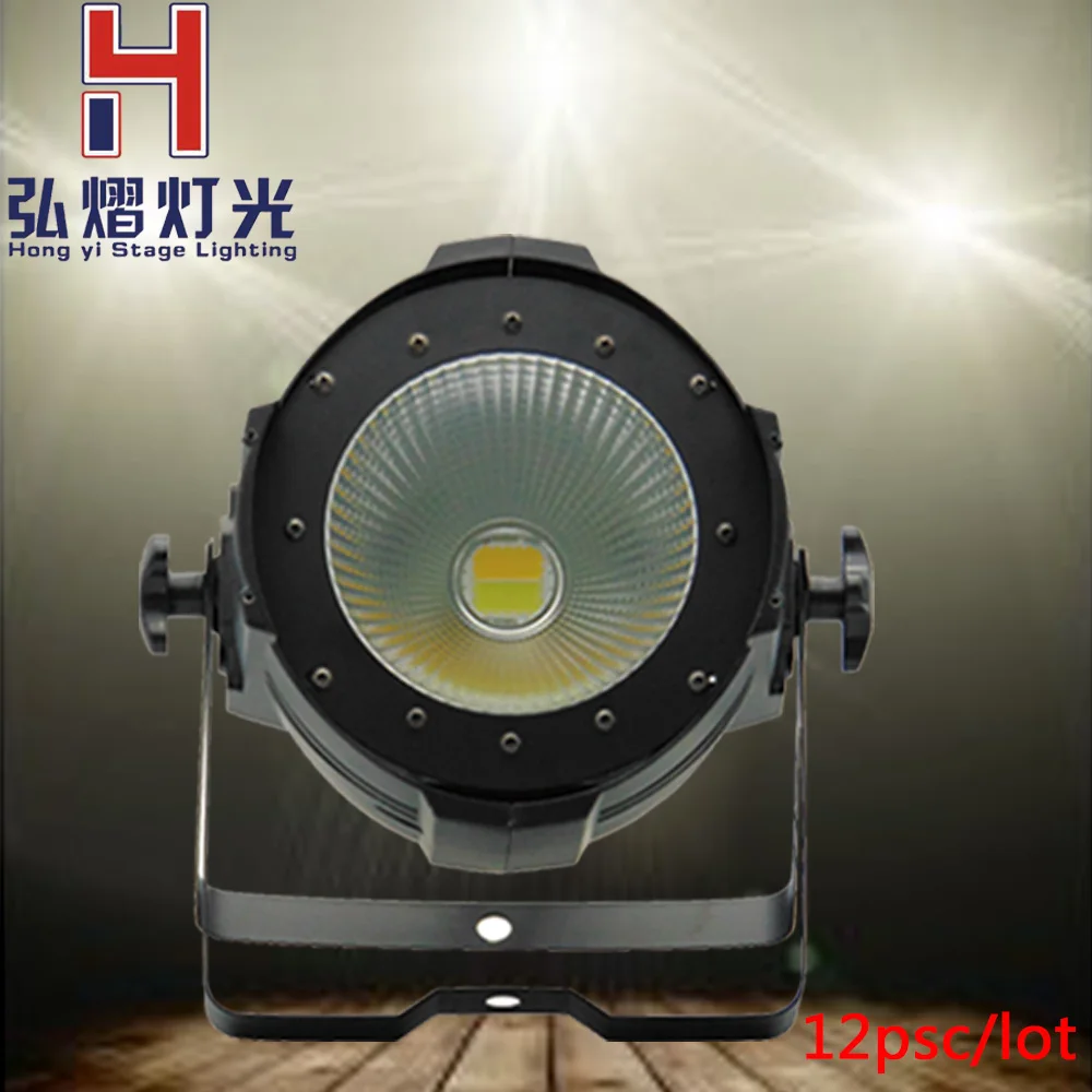 

12pcs/lot led 100W COB Par light dmx stage dj led par cool white and warm white lamp spot light LED Stage light show projector