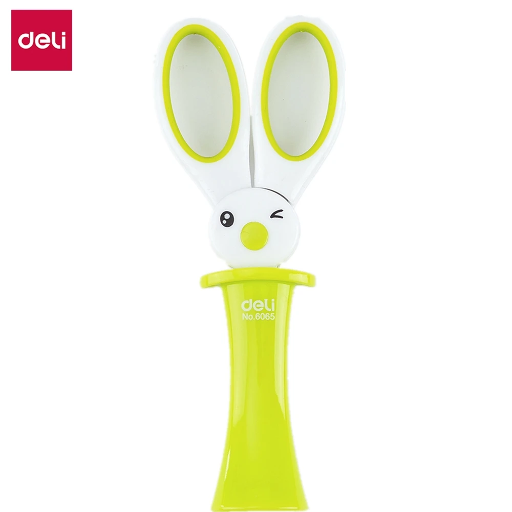

Deli Children Scissors Cute Kawaii Rabbit School Scissors for DIY Scrapbook Paper Diary Craft Decorating Office School E6065