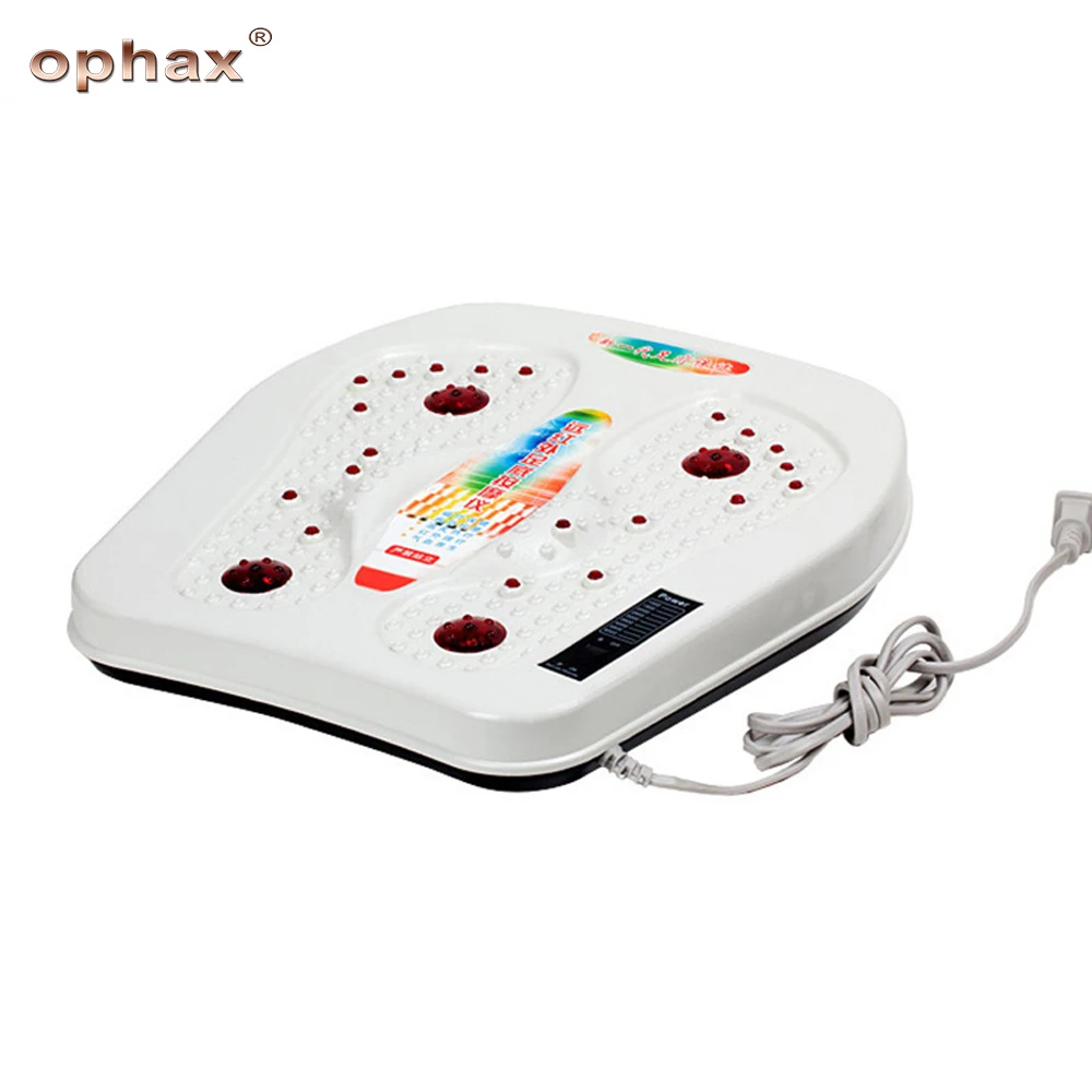 

OPHAX Electric Infrared Reflexology Foot Massager Machine Automatic Roller Feet Care Massage Circulation Therapy Teater Relax