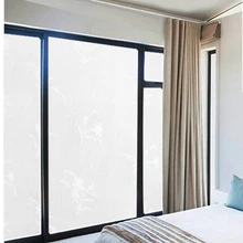 Самоклеящаяся Улучшенная Скраб прозрачная модная декоративная стеклянная пленка для ванной комнаты 90 см x 500 см