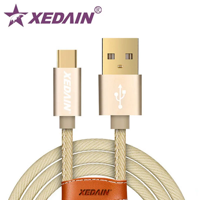 

XEDAIN Metal Phone USB Type-c Cable Nylon braid Fast charging USB Charger Cable for Nexus 5X,6P,OnePlus 2,LG for Xiaomi 4C USB-C