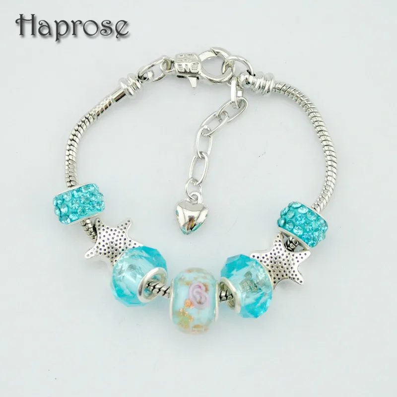 Бусины с большими отверстиями для женского браслета 6 цветов|bracelet fashion|fashion