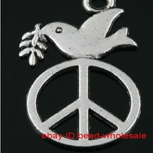 

OMH wholesale 25PCS Antique Silver Glede Swallow Dragonfly Parrot Animal Findings Charms Pendant DZ169