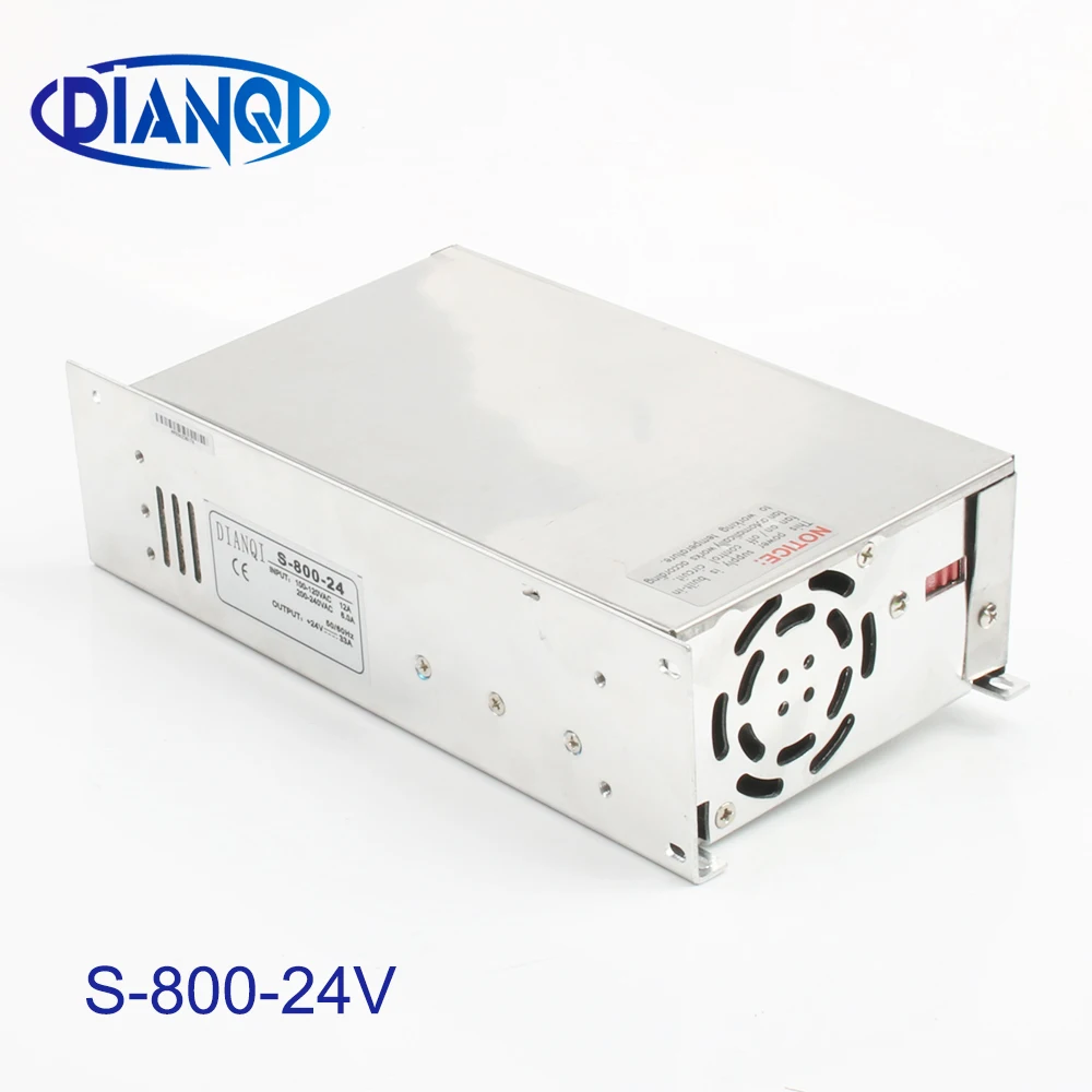 DIANQI Одежда высшего качества 24v Переключая Питание 800w 33A вход AC110 или 220V для RGB