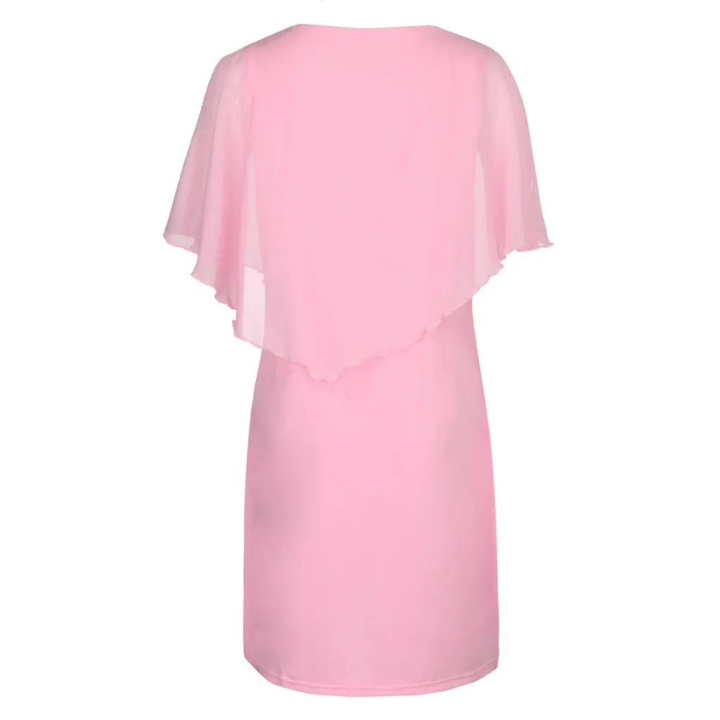 2019 Summer New Fashion Solid Color Large Size Round Neck Covered Bag Hip Sleeveless Dress Casual Plus Size|Платья| |