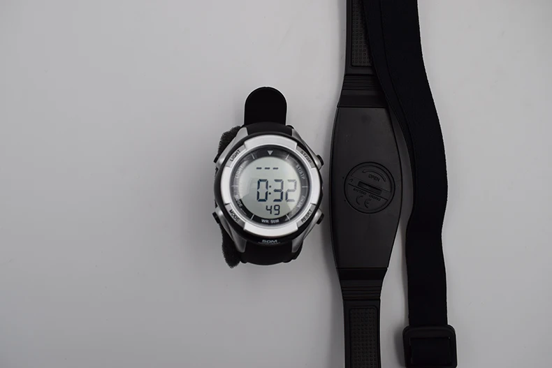 Фитнес импульса калорий беспроводной сердечного ритма мониторы нагрудный ремень водостойкий цифровой часы для полярников наручные часы для мужчин женщин бег