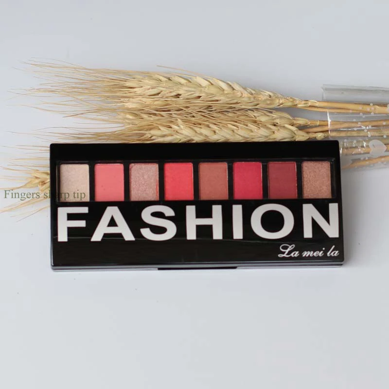 

8-color eye shadow palette pink peach makeup easy to age charming charming pearlescent matte eye shadow 8#