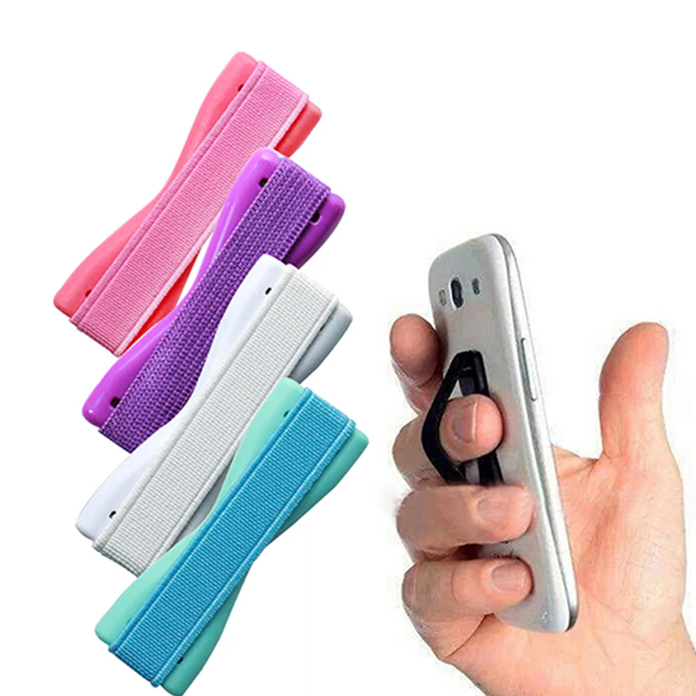 

Finger Phone Grip Elastic Band Strap For Apple iPhone Universal Phone Holder for Mobile Phones Tablets Anti slip