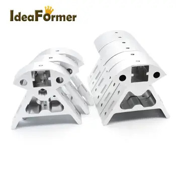 

3D Printer Delta Vertex Kossel Reprap Frame Aluminum 1 set 3D printer parts All-metal Corner 3 Top+6 bottom