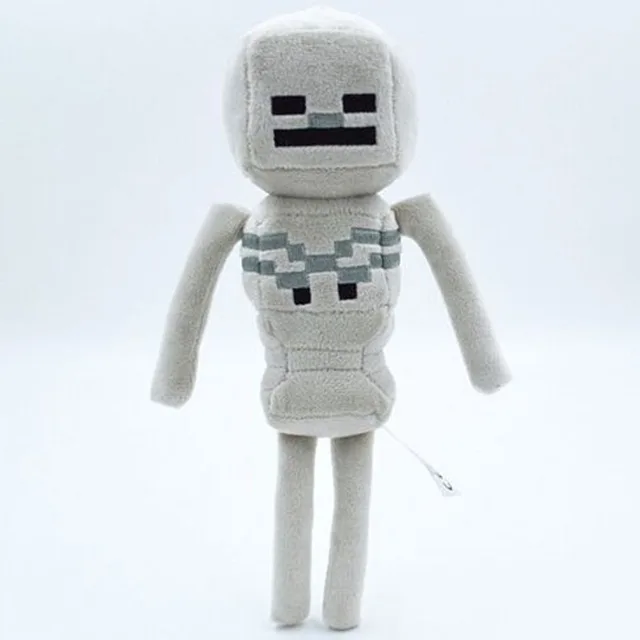 1 peças lote minecraft esqueleto zumbi de pelúcia boneca brinquedos