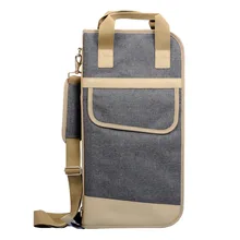 Барабанные палочки Сумка Профессиональный портативный Толстый водонепроницаемый Оксфорд электронный барабанный палочка чехол может положить А4 баллы