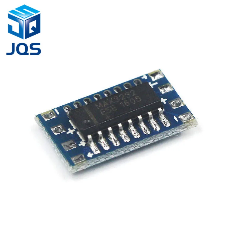 

50PCS MAX3232 Mini RS232 to TTL Level Converter Serial Module Board Adapter MAX3232ESE