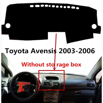 

TAIJS car dashboard cover for Toyota Avensis left hand drive Auto dashboard mat for Toyota Avensis without storage box 2003-2006