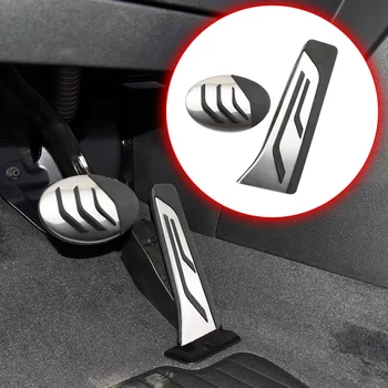 

Fit For BMW X1 F48 2018 2017 2016 Accessories No Drill Gas Fuel Accelerator Brake Pedal Cover Anti Slip Pad Stainless Steel