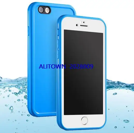 100% Sealed Shockproof Dustproof Underwater Diving Waterproof Cases Cover For iphone 6 6S Soft TPU Gel Front & Back Case