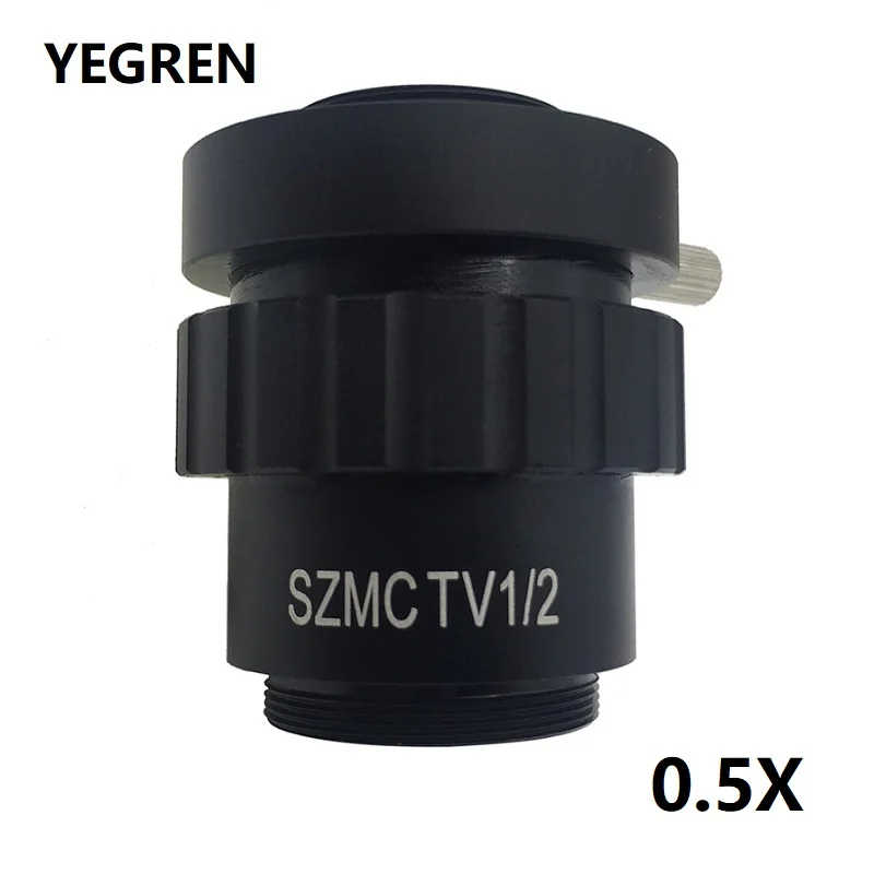 0.5X C-mount Relay Lens Adapter Reduction Lens f/ Trinocular Stereo Microscope 1/2 CTV CCD Industrial Camera SZMCTV1/2 Connector
