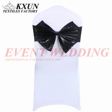 25 шт. в партии бронзовая лента из лайкры спандекс Декор-покрытие с бантом-бабочкой свадебные украшения для праздника в отеле