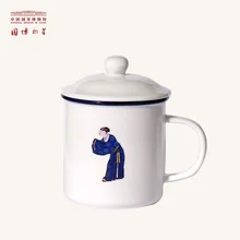 Национальный фарфор керамическая посуда Ретро винтажная китайская культура чайная чашка креативный минимализм милые кружки для кофе с крышкой