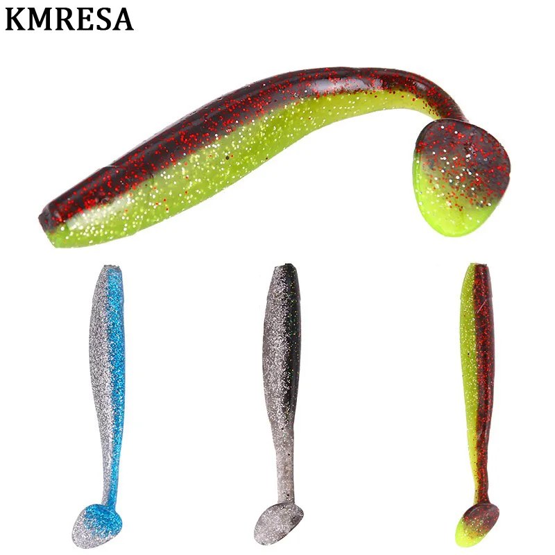 

2pcs / lot 10.5cm 9.5g Soft Fishing Lure leurre souple Shad Silicone Bait iscas artificiais Carp For perch pike