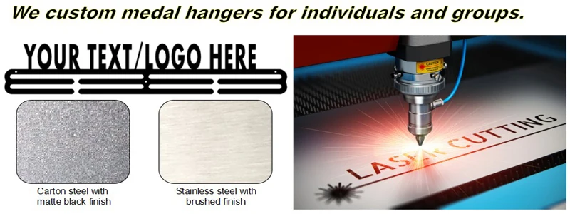 Customized medal hangers