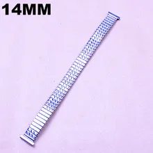 10 шт./лот высокого качества 14 мм из нержавеющей стали часы полосы Эластичные часы ремешок-05134
