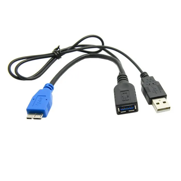 Micro USB 3.0 OTG Host Flash Disk Cable with USB Power Charge At Same