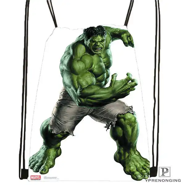 Custom Avengers hulk Drawstring Backpack Bag Cute Daypack Kids Satchel Black Back 31x40cm 2018611 1 6