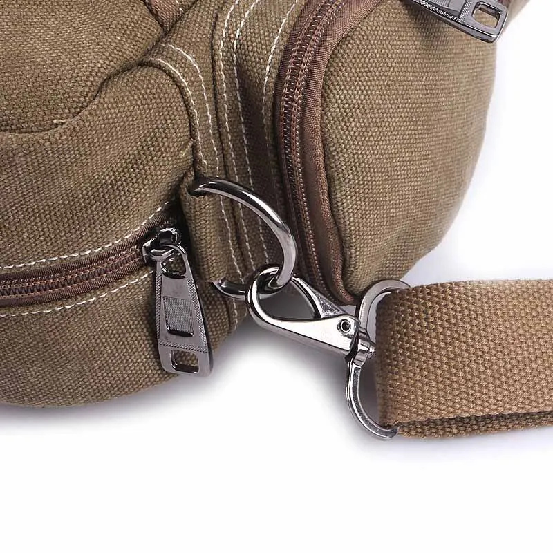 Men's Briefcase Bag handbags Canvas Business Handbags Retro large Quality Multifunction Vintage shoulder Bag Brand Business Men