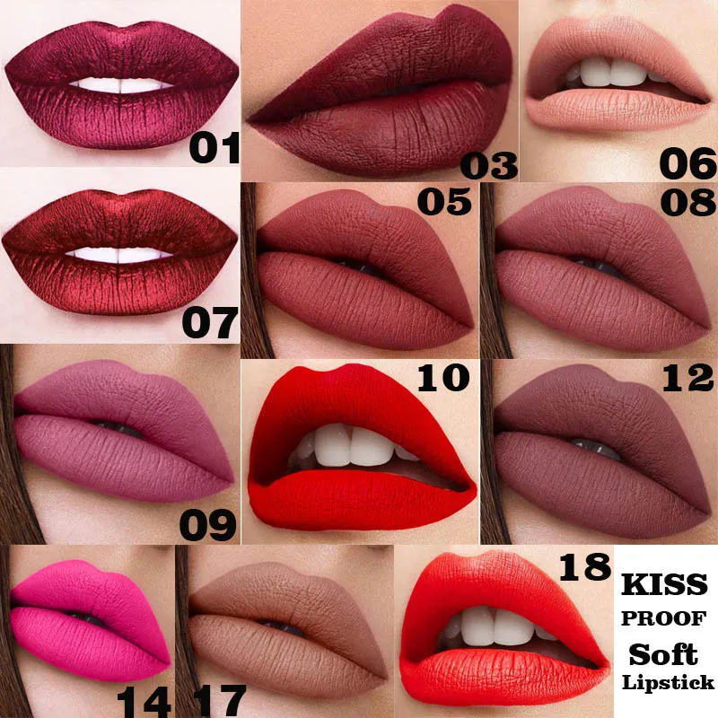 DNM матовая губная помада водостойкая стойкая для губ блеск osmetics карандаш макияж