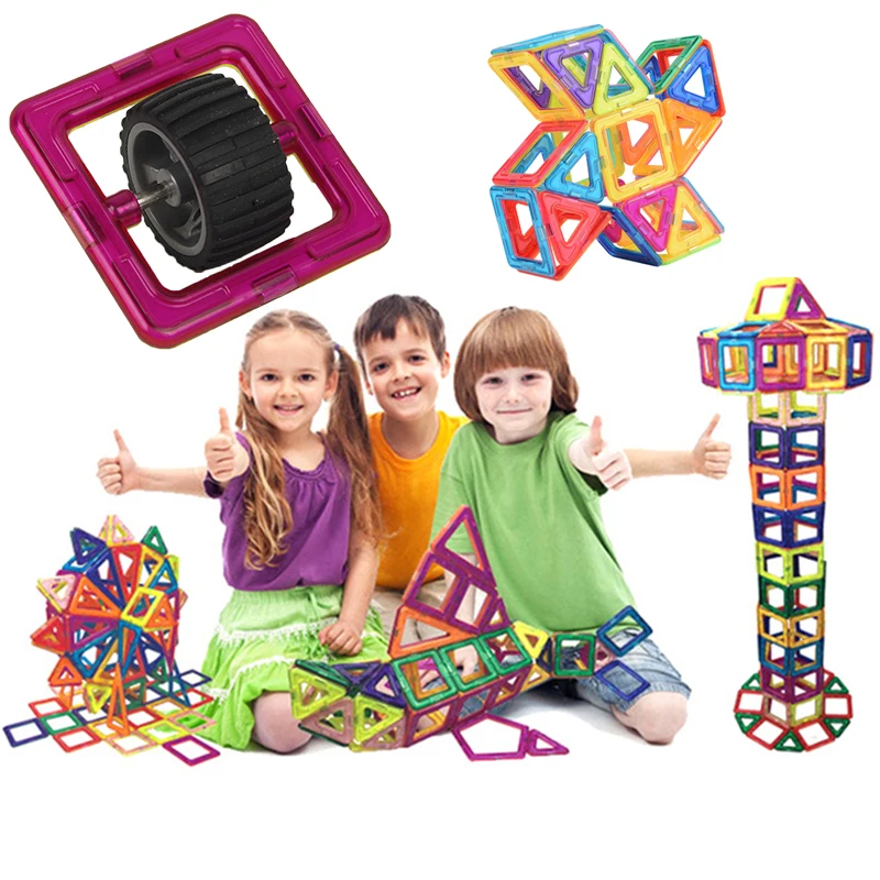 

34 PCS DIY Designer Magnetic Building Blocks Construction Toys Set Model Magnet Educational Hobbies Toys For Children Gifts