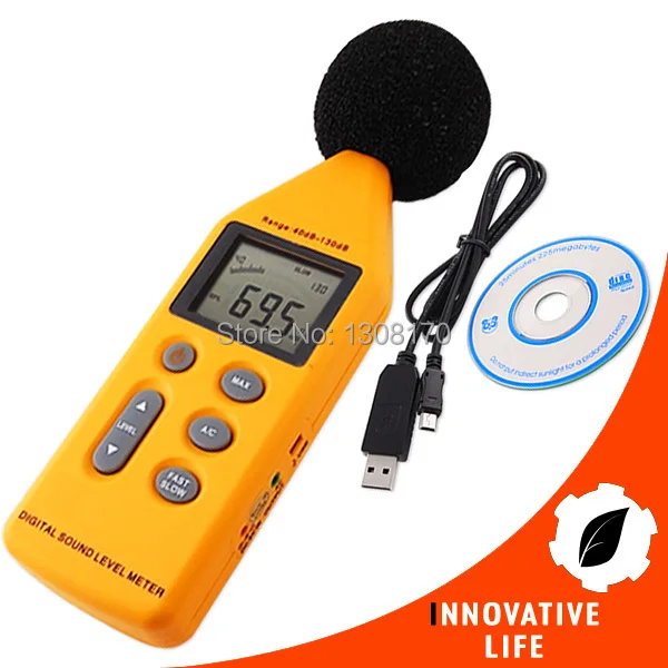 40130 dB Decibel Digital 5 Range Sound/Noise Level Meter with Analog