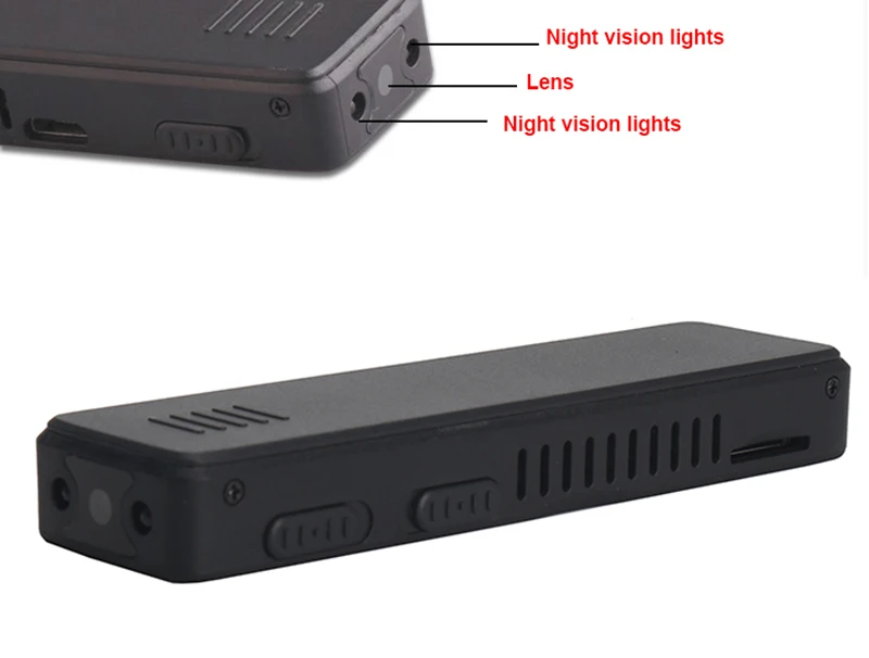 Камера мини ручка Cam 1080P Инфракрасный светильник ночное видение видеокамера Запись DVR DV Аудио Видео Запись микро 800 мАч маленький