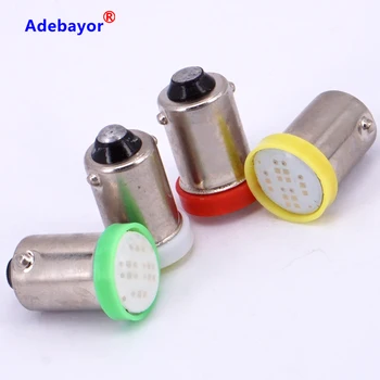 

1 pcs BA9S COB 6 led chip Car Side Tail Signaling Wedge Bulb Clearance Dashboard License Plate Light Universal Instrument Lamp