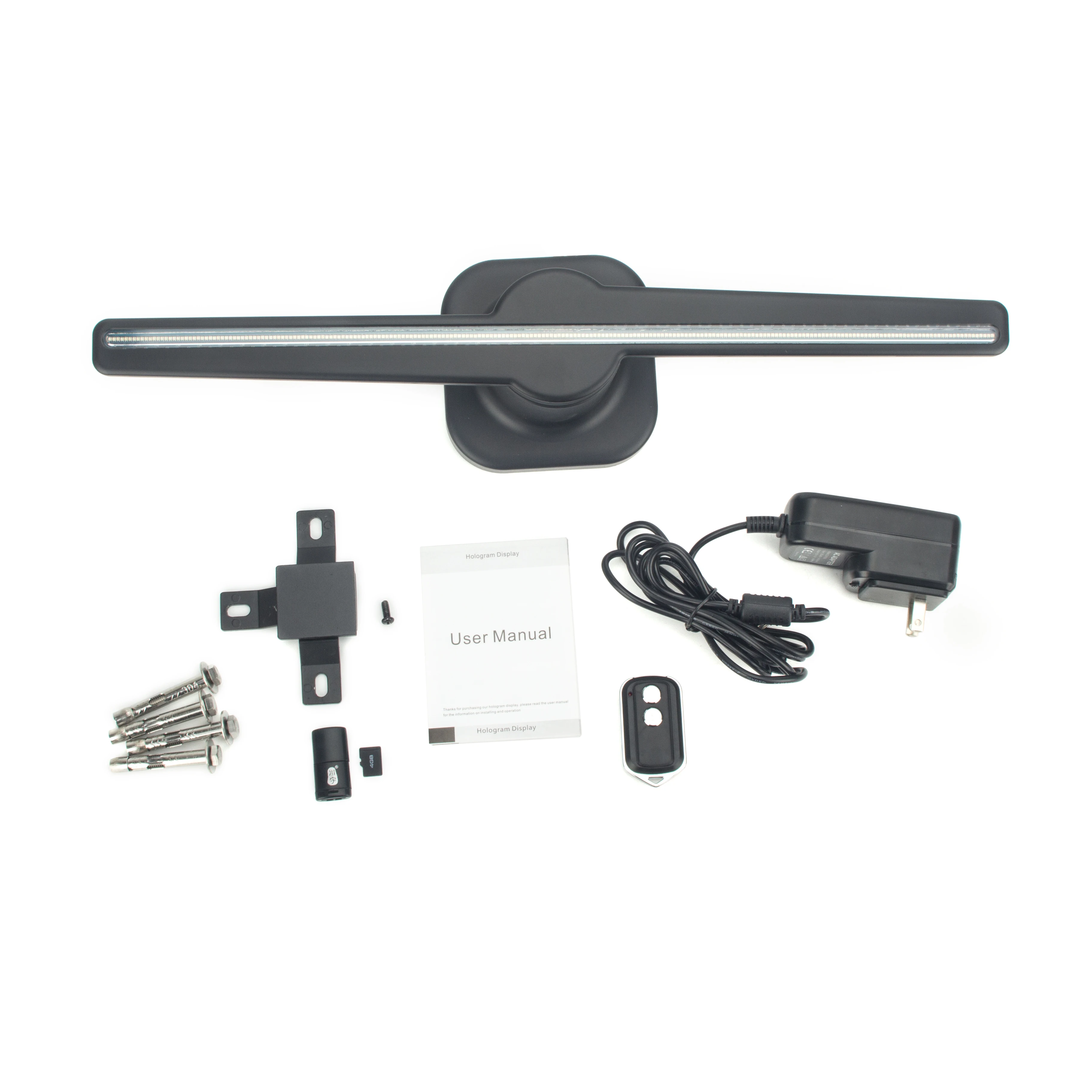 3D LED Hologram Display Fan Programmable Holographic Naked Eye Imaging Advertising Projector Portable Unique Player