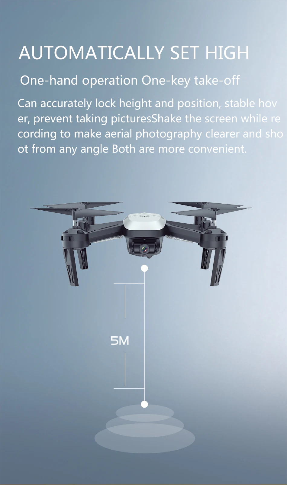 RC Drone SMRC T6 S8W RC Quadcopter Drone WIFI FPV Live Transmission 2MP Wide HD Camera Fixed Height Remote Control Aircraft  (6)