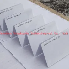1000 шт./лот 125 кГц для печати ПВХ струйных id-карты rfid, смарт-карты TK4100/EM4100 для струйных