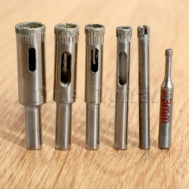 5pcs Tool Diamond Coated Core Drill Bits Gl Tile Granite 5pcs Tool Diamond Coated Core Drill Bits Gl Tile Granite Marble Ceramics Metal Hole Saw