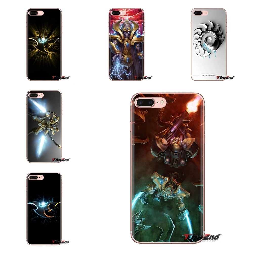 Чехол из ТПУ с логотипом Protoss StarCrafts ArtStation для Xiaomi Mi3 Samsung A10 A30 A40 A50 A60 A70 Galaxy S2 Note 2 Grand