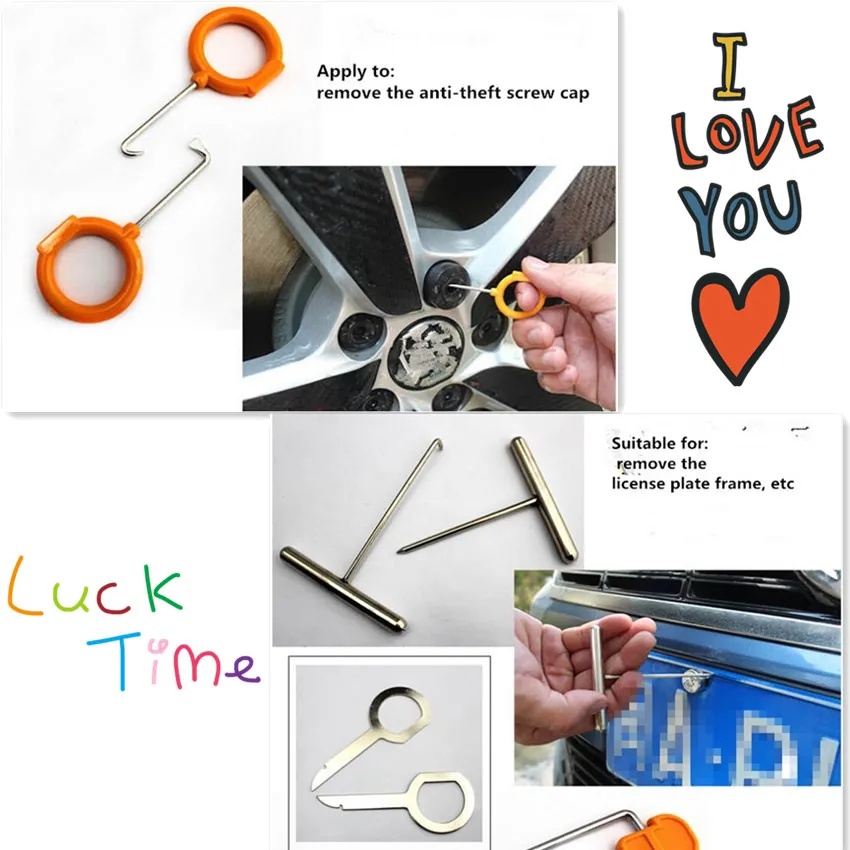 

12PCS Car Refit Auto Dismantle Tools FOR niva chevrolet golf 7 gti chevrolet corsa skoda rapid 2018 Mazda6 FOR toyota camry