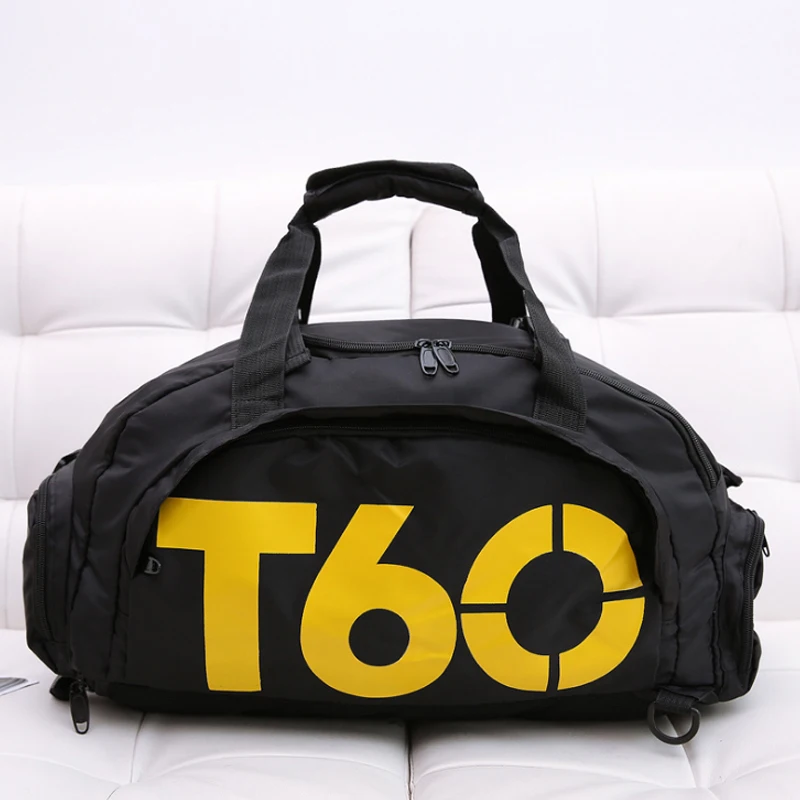 

Brand New Men Sport Gym Bag Women Fitness Waterproof Outdoor Separate Space For Shoes pouch rucksack Hide Backpack