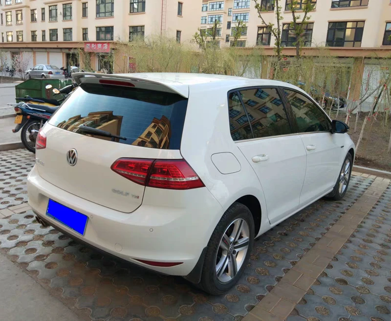 Для Volkswagen GOLF MK7 спойлер высокого качества ABS Материал заднее крыло праймер цвет задний спойлер 2013- GOLF 7 спойлер