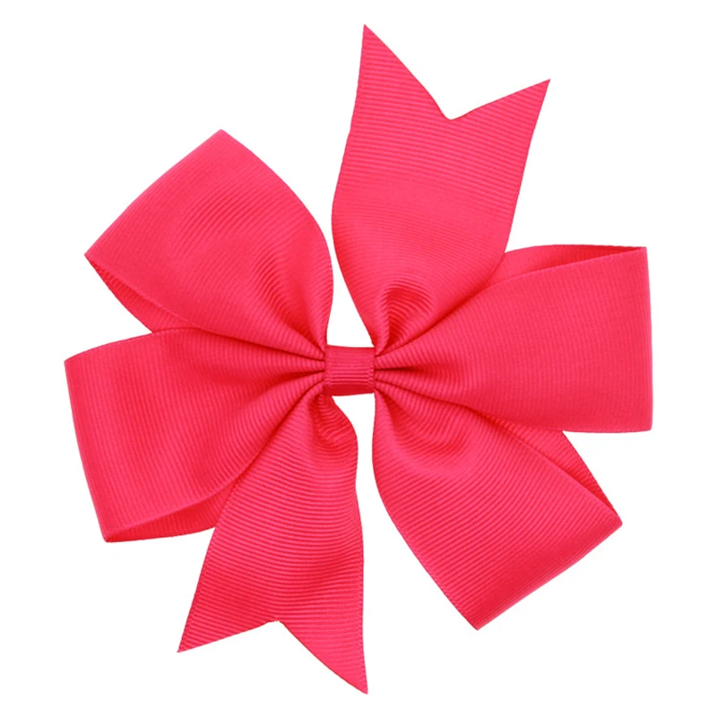 Lovely Bowknot Hair Clip For Kids Toddlers Infants Solid Color Bow Hair