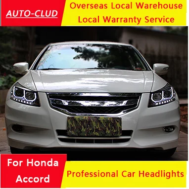 Auto Clud For Honda Accord Headlights 2010 13 Led Auto Clud For Honda Accord Headlights 2010 13 Led Drl Light