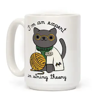 

I'm An Expert In String Theory White 11 Ounce Ceramic Coffee Mug