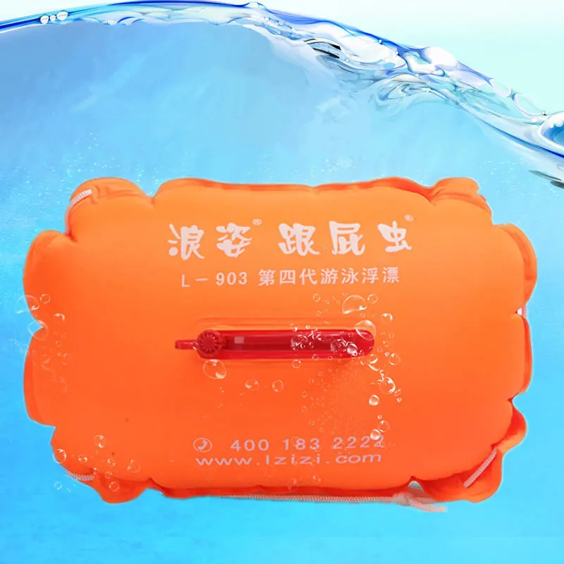 

Aviation Gas Mouth PVC Swimming Rings Inflatable Stooge Dual Airbags Drifting Buoy Waist Lock Catch Safe Swimming Floater Rings