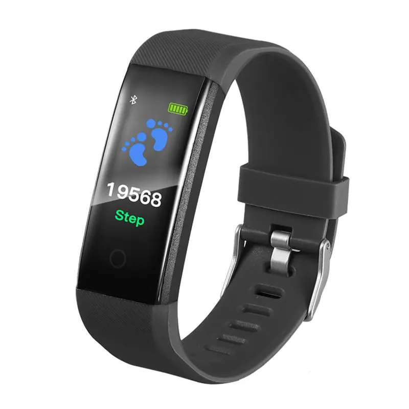 Смарт браслеты фитнес трекер SALFRESA 115PLUS умный Браслет Шагомер Bluetooth ремешок