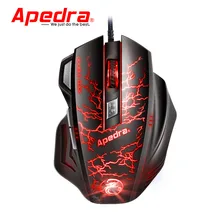 Для домашнего использования 3200 dpi светодиодный Оптический 6D USB Проводная игровая мышь для ПК ноутбука эргономичная мышь ноутбук Souris UDY5