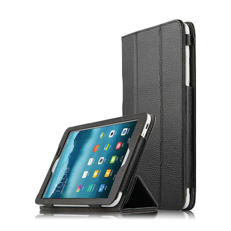 Case Cowhide For Huawei MediaPad T1 8.0 Genuine Protective Smart cover Leather Case For Honor S8-701u T1-823L T1-821W Protector